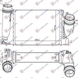 666206200 Renault Koleos 2017- | Ψυγείο Intercooler