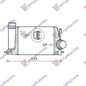 673506220 Renault Megane Hatchback/Station Wagon 2015-2019 | Ψυγείο Intercooler