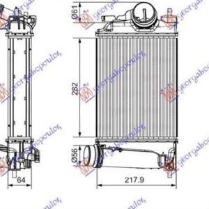 676006230 Renault Kadjar 2015-2019 | Ψυγείο Intercooler