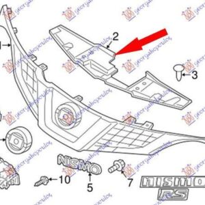 577000810 Nissan Juke 2010-2015 | Κάλυμμα Μετώπης