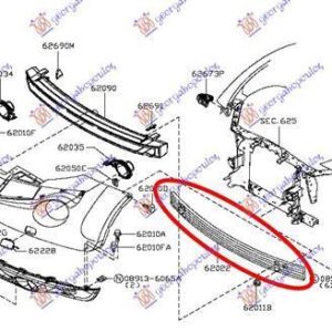 577003840 Nissan Juke 2010-2015 | Τραβέρσα Προφυλακτήρα Εμπρός