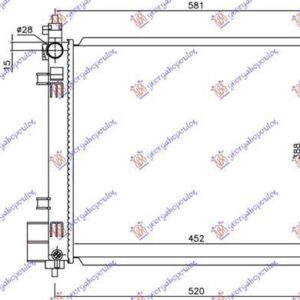 582006310 Nissan Note 2013- | Ψυγείο Νερού