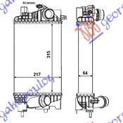 602006200 Opel Meriva 2010-2014 | Ψυγείο Intercooler