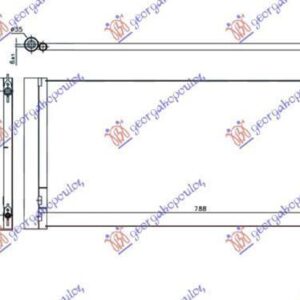 578506400 Nissan NV300 2016- | Ψυγείο A/C