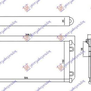 625006500 Peugeot 3008 2009-2013 | Ψυγείο Καλοριφέρ