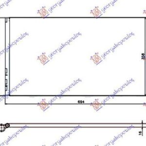 667106420 Renault Fluence 2013- | Ψυγείο A/C