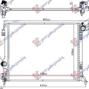 673506300 Renault Megane Hatchback/Station Wagon 2015-2019 | Ψυγείο Νερού