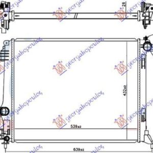 673506320 Renault Megane Hatchback/Station Wagon 2015-2019 | Ψυγείο Νερού