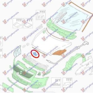 795107100 Suzuki Swift Hatchback 2014-2017 | Κλειδαριά Καπό