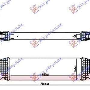 797106200 Suzuki SX4 S-Cross 2016-2022 | Ψυγείο Intercooler