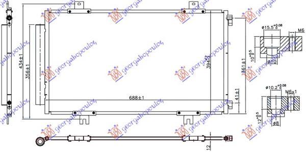 797106400 Suzuki SX4 S-Cross 2016-2022 | Ψυγείο A/C