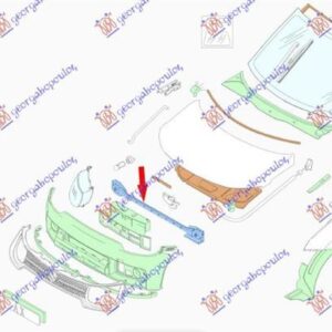 799003840 Suzuki Ignis 2016-2020 | Τραβέρσα Προφυλακτήρα Εμπρός