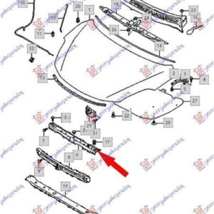 801000200 Suzuki Baleno 2016- | Ποδιά Εμπρός