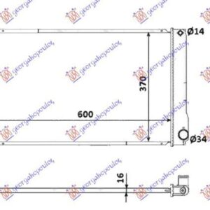 074606315 Toyota Auris 2006-2010 | Ψυγείο Νερού