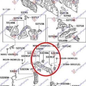 821000200 Toyota Yaris 2011-2014 | Ποδιά Εμπρός