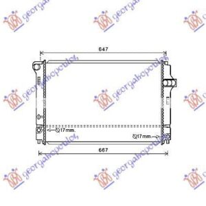 821206340 Toyota Yaris 2017-2020 | Ψυγείο Νερού