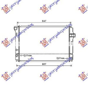 821106345 Toyota Yaris 2014-2017 | Ψυγείο Νερού