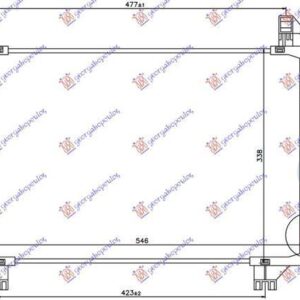 821106410 Toyota Yaris 2014-2017 | Ψυγείο A/C