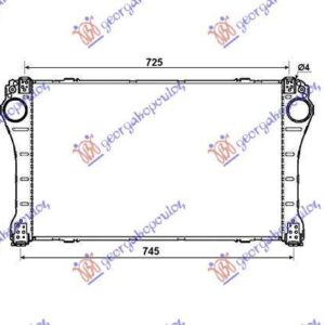 088306200 Toyota Corolla Sedan 2007-2011 | Ψυγείο Intercooler