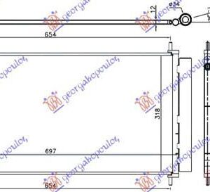 830206420 Toyota Auris 2015-2019 | Ψυγείο A/C