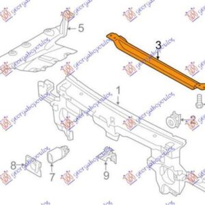 877100500 VW Touareg 2014-2018 | Τραβέρσα Ψυγείου