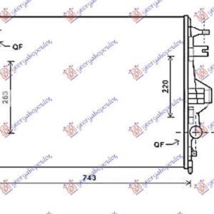 877006300 VW Touareg 2010-2014 | Ψυγείο Νερού