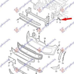 722004281 Seat Mii 2012- | Βάση Προφυλακτήρα Εμπρός Δεξιά