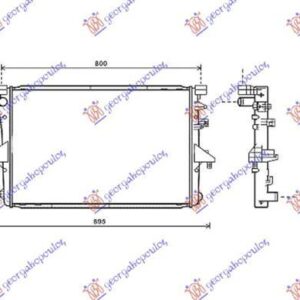 879006300 VW Transporter 2010-2015 | Ψυγείο Νερού