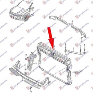 889100220 VW Tiguan 2016-2020 | Μετώπη Εμπρός