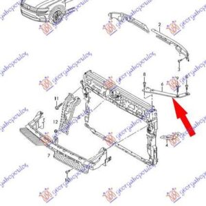 889200271 VW Tiguan Allspace/XL 2017-2021 | Ποδιά Εμπρός Δεξιά