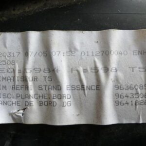 PE300008910 Peugeot 307 2001-2005 | Εβαπορέτα Κλιματισμού