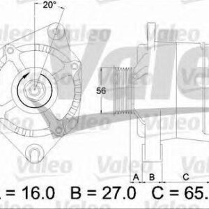 PEBO9409650 Peugeot Boxer 1994-2002 | Δυναμό